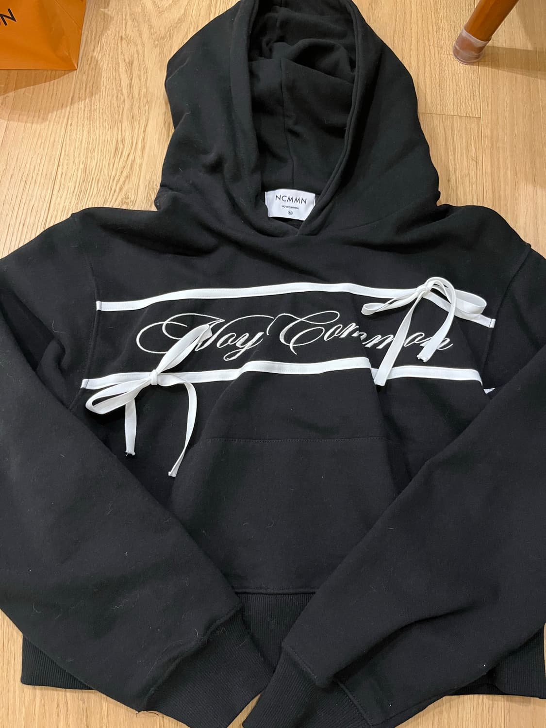 빈티지  여성 크롭 후드티 상품이미지1