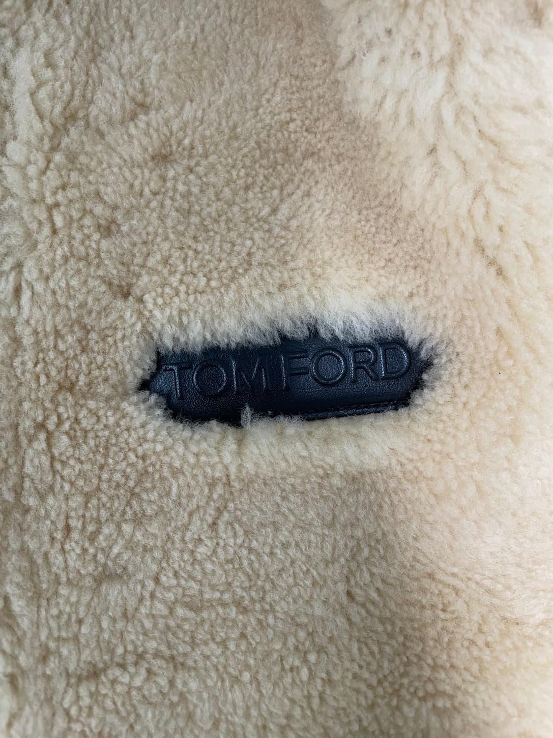 새상품 톰포드 스웨이드 풀시어링 무스탕 자켓 52 옷걸이O 상품이미지5