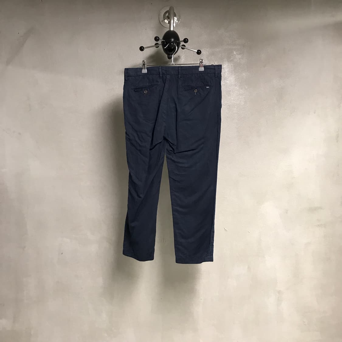 폴로 랄프로렌 QR 린넨 치노 팬츠 네이비 33/32 상품이미지5