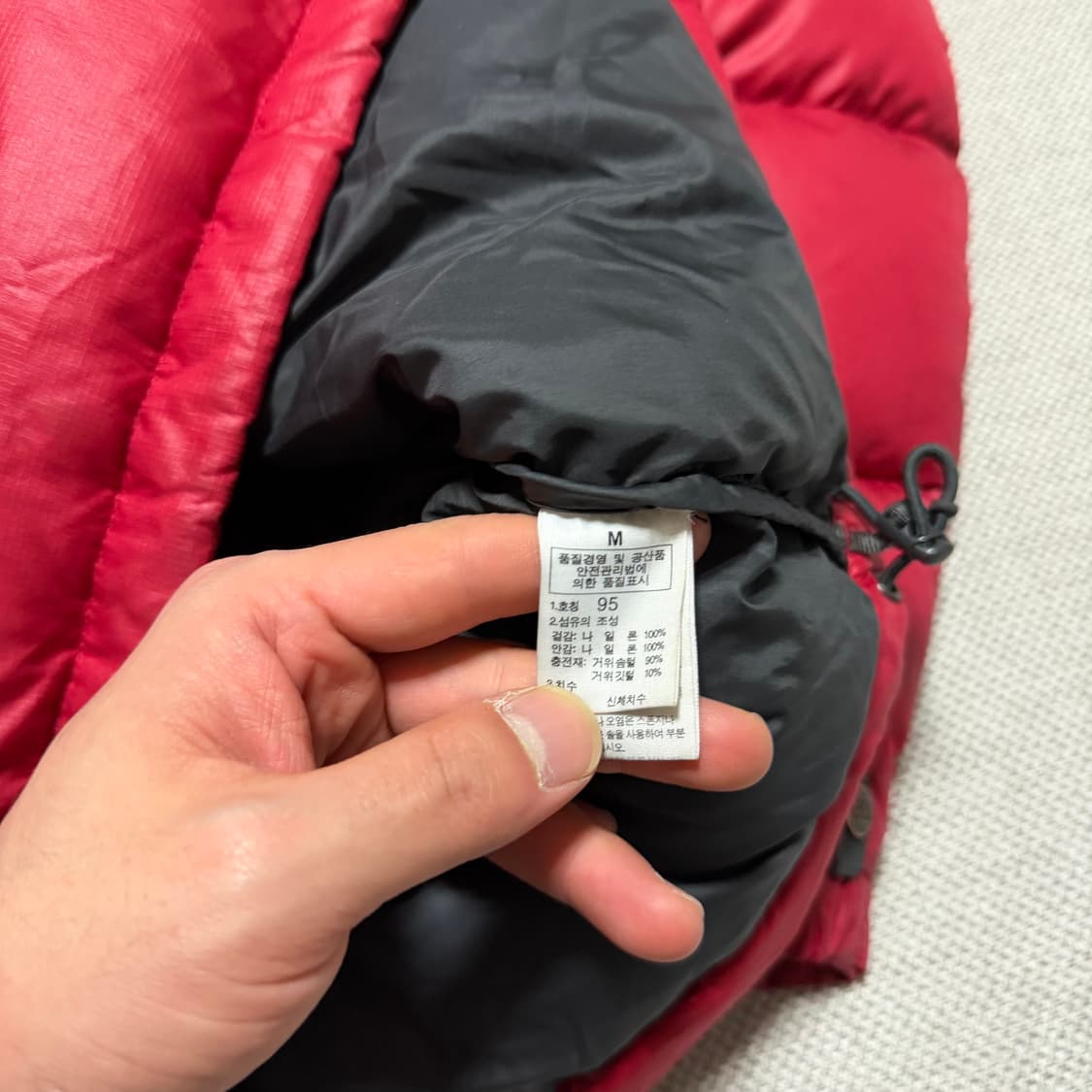 노스페이스 700 눕시 패딩 상품이미지4