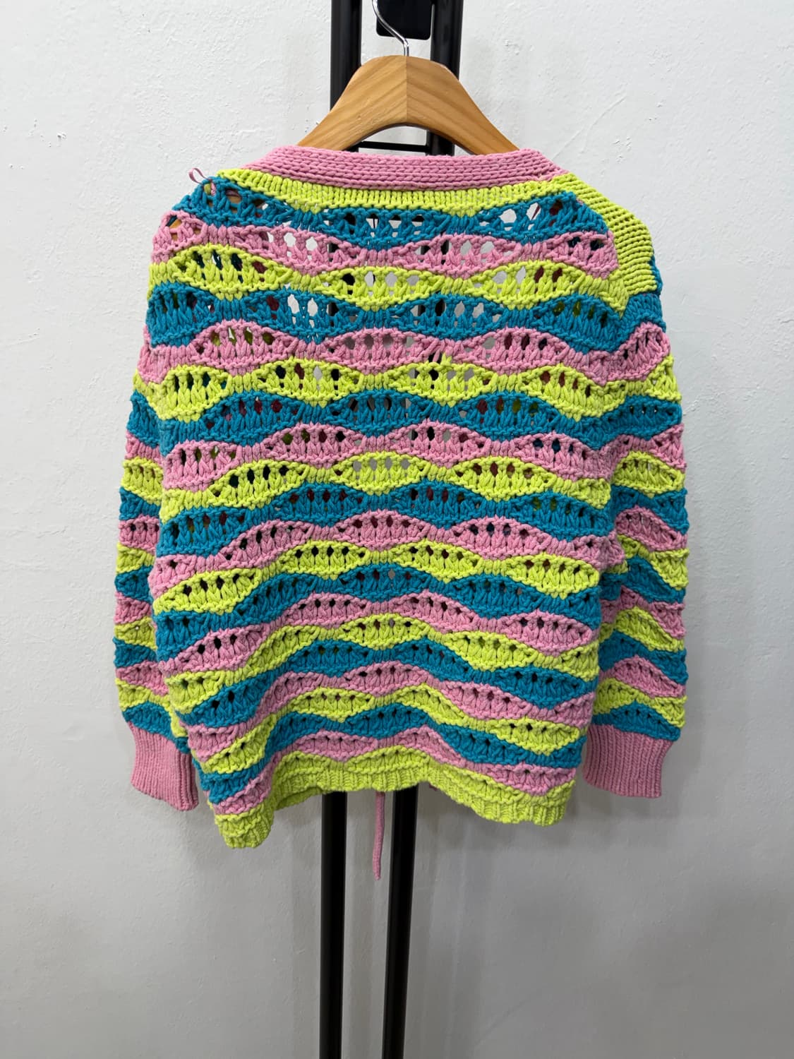 새제품) 자라 컬러풀 크로셰 니트 가디건 S 상품이미지5