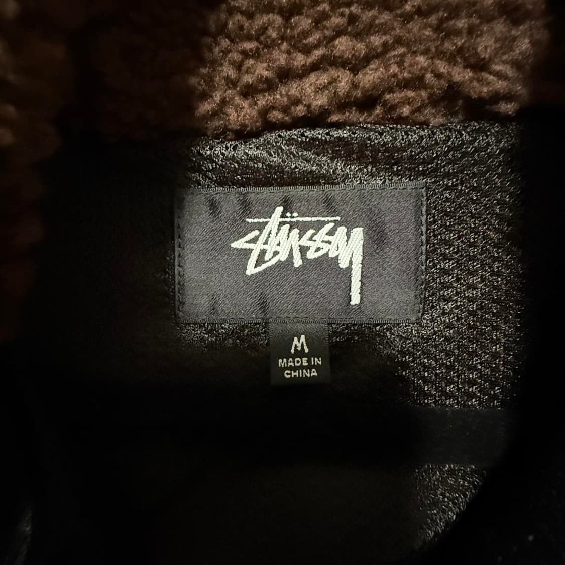 스투시 쉐르파 패널드 후드 자켓 브라운 상품이미지2