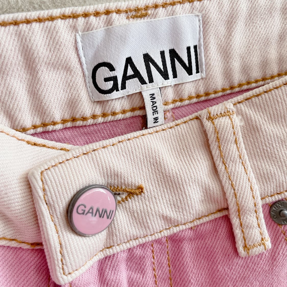 가니 하이웨스트 쇼츠 상품이미지5