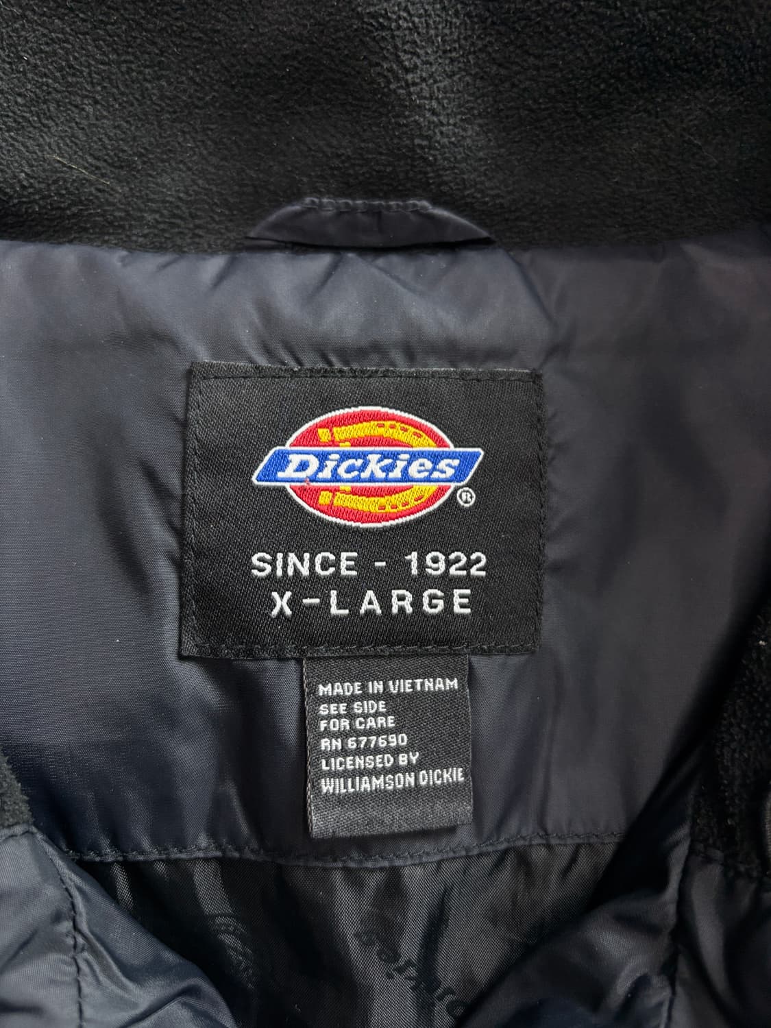 디키즈 시그니처 경량 패딩 자켓 블랙 3510 상품이미지4