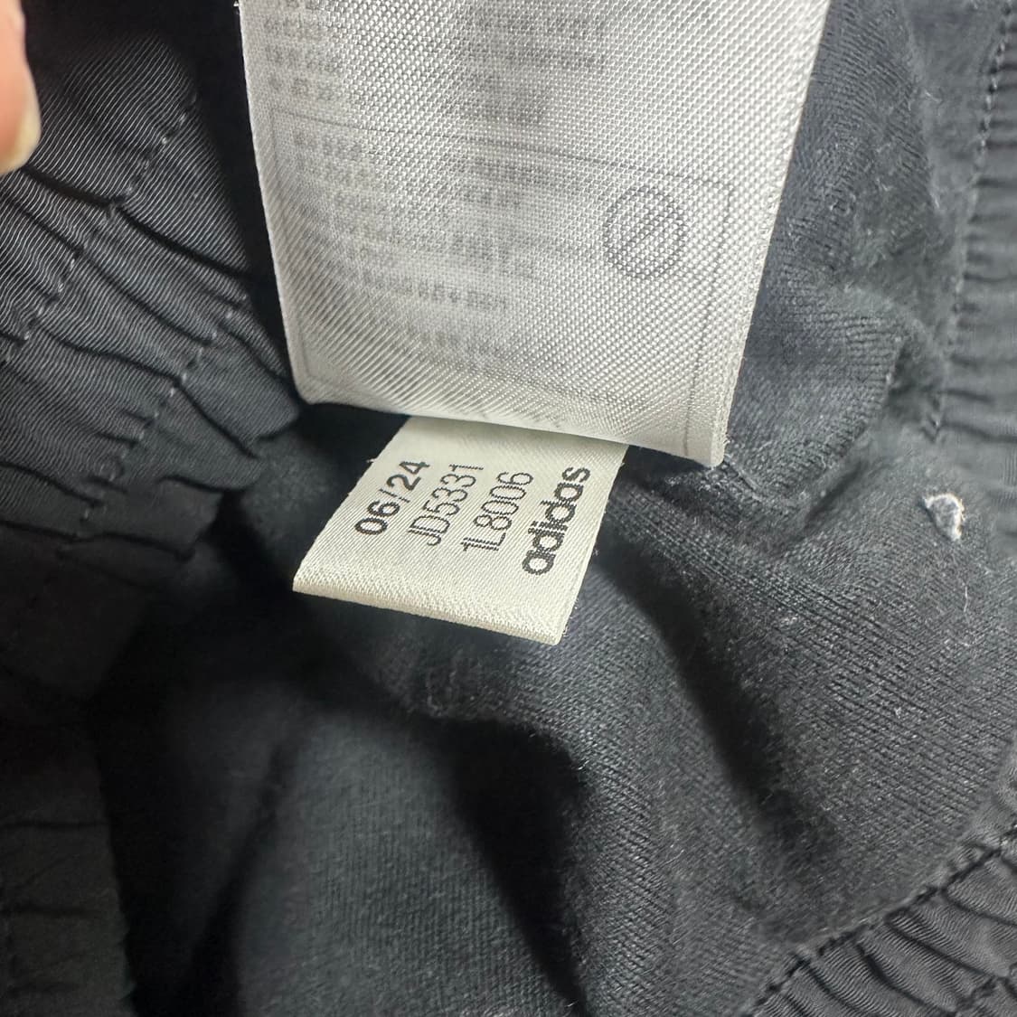 ✨ (바배) 아디다스 우븐 락업 블랙 트랙탑 져지 상품이미지5