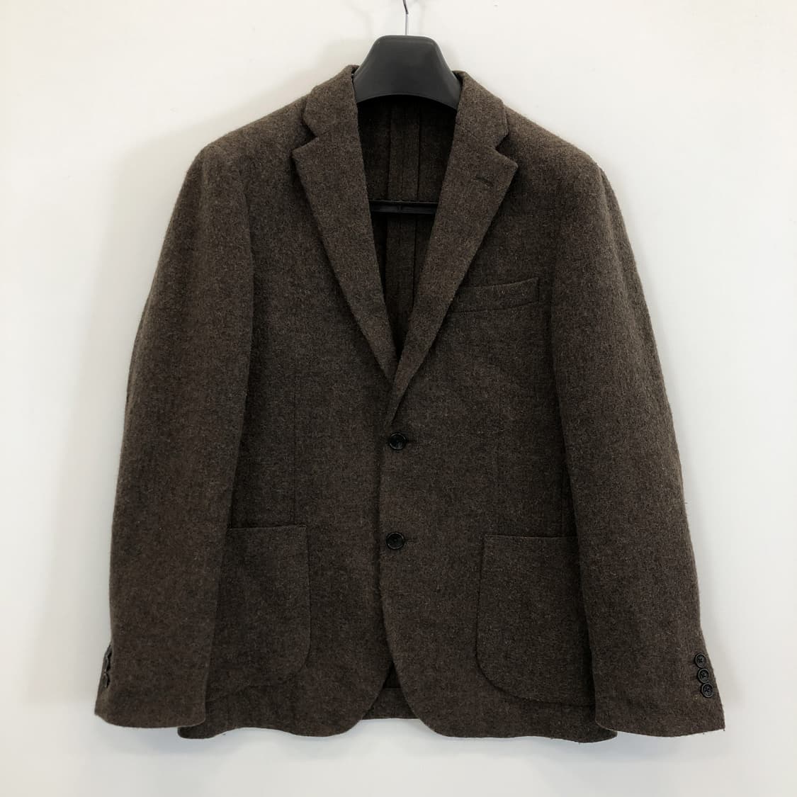유니클로 브라운 울 모직자켓 M  상품이미지1