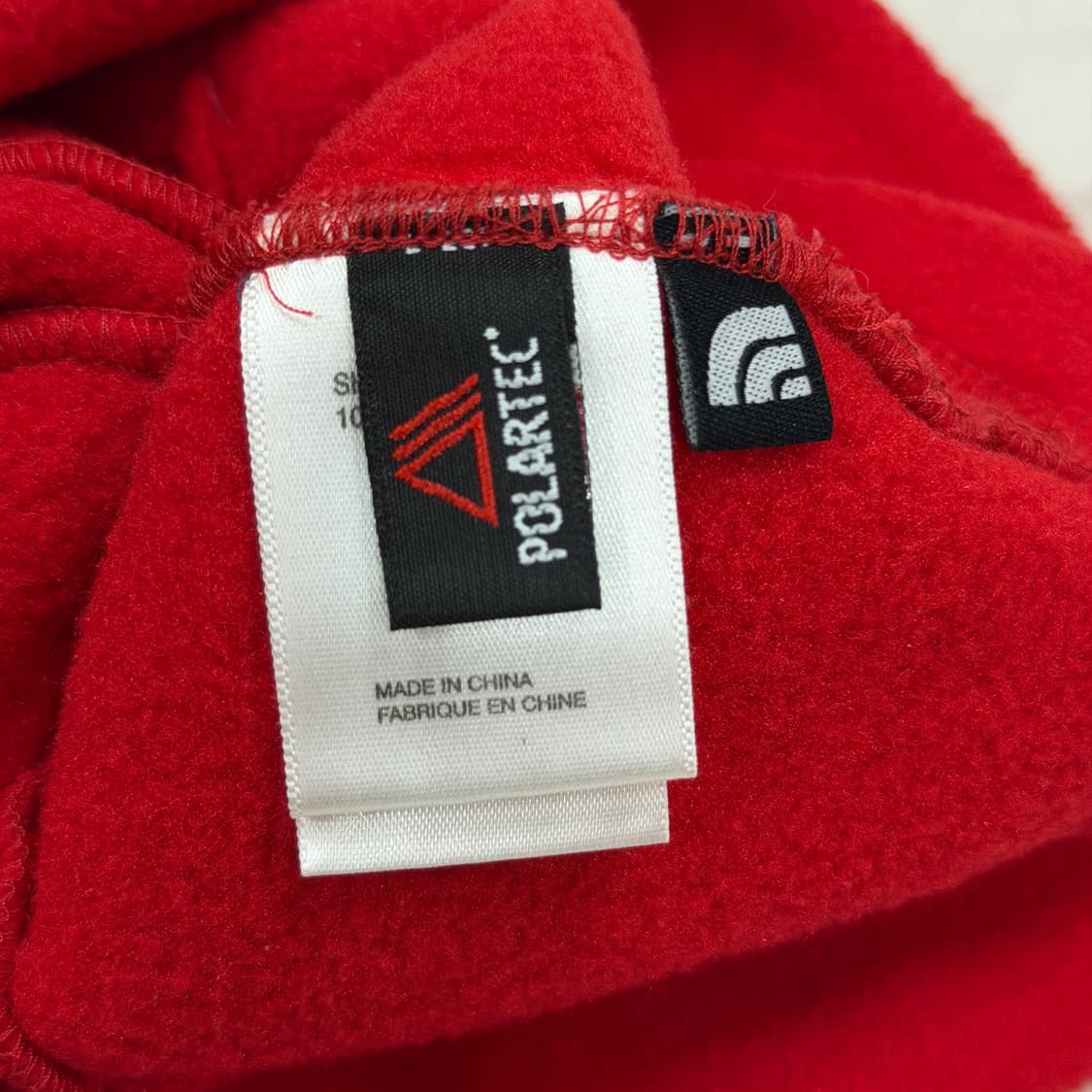 노스페이스 빈티지 폴라텍 플리스 비니 모자 레드 M 상품이미지4