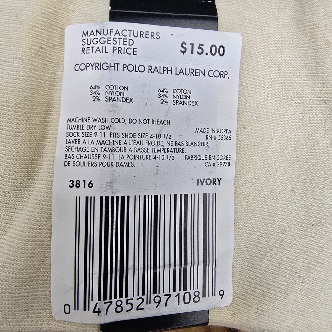 로렌 랄프로렌 오버 니삭스 220mm~270mm 상품이미지4