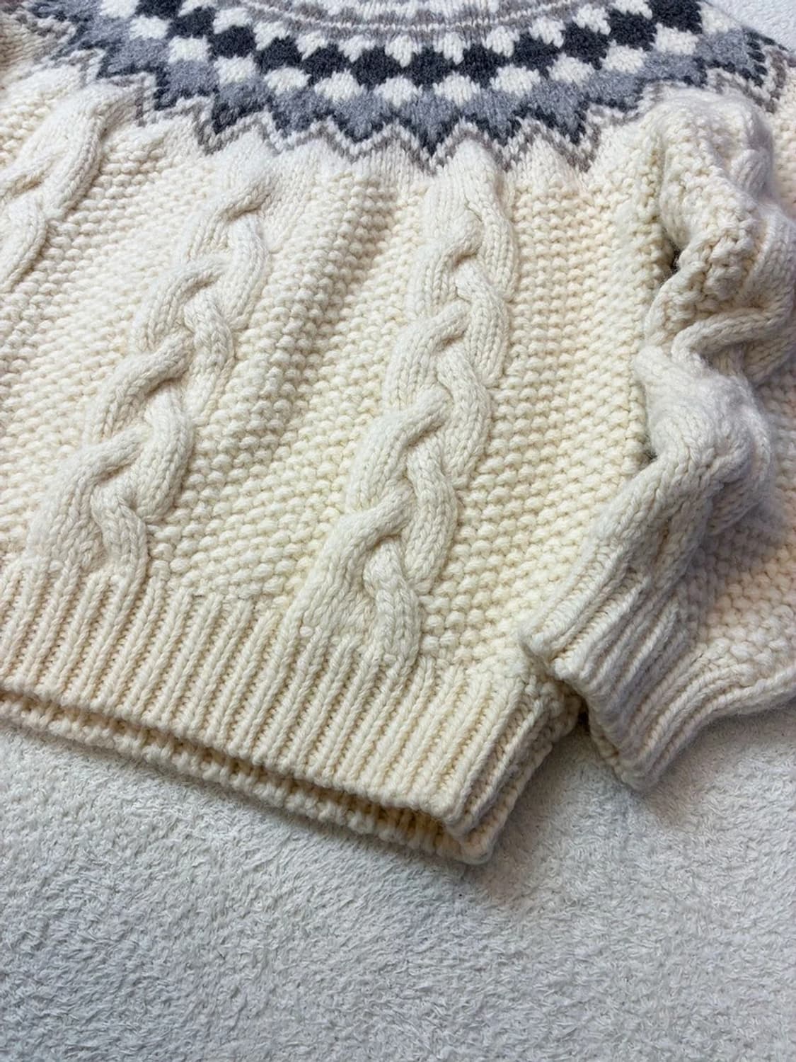 Botany 70's 헤비 뉴울 니트 PN5926 상품이미지4