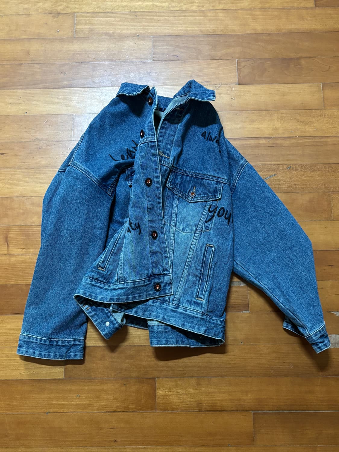 vintage pauline blue denim jacket 상품이미지1