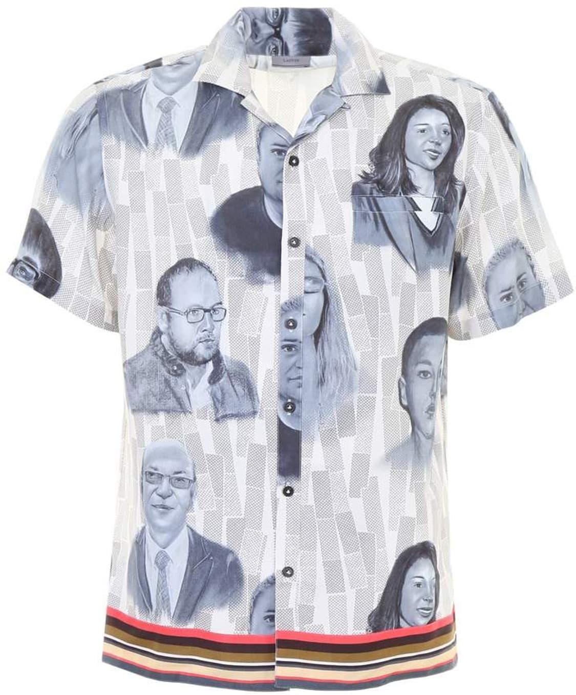 LANVIN 랑방 Printed Portrait Shirt L 상품이미지4