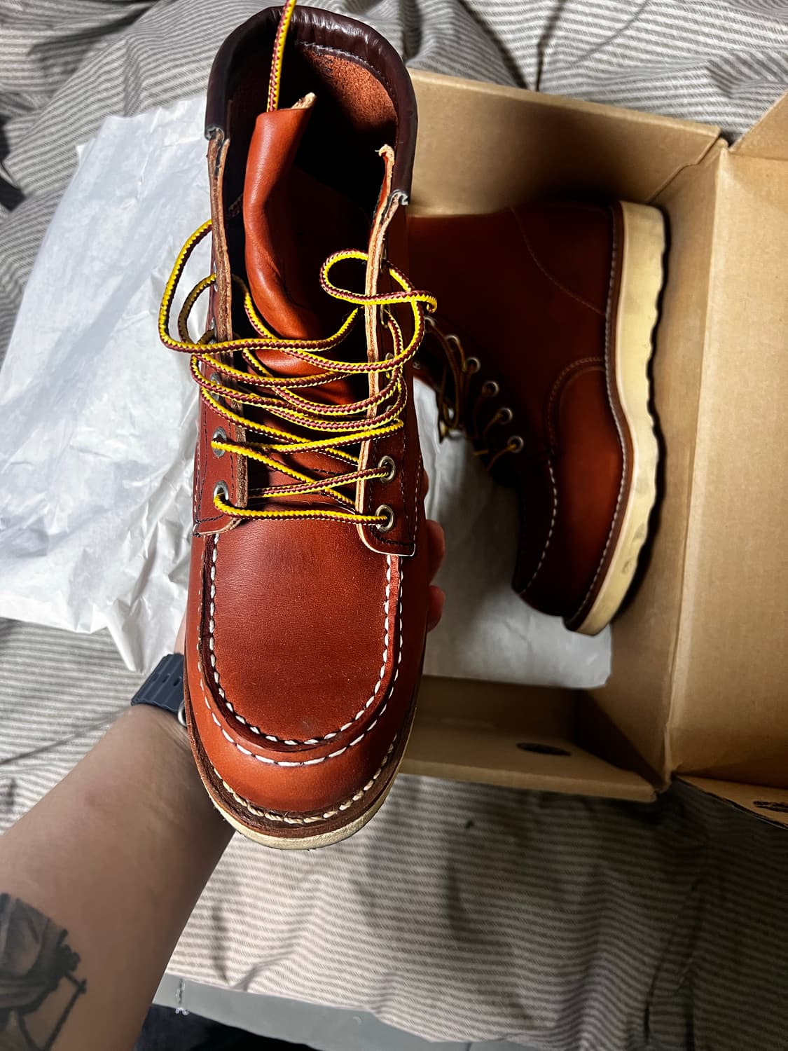 레드윙 8131 목토 5E , 235~240 사이즈 극미중고 상품이미지4