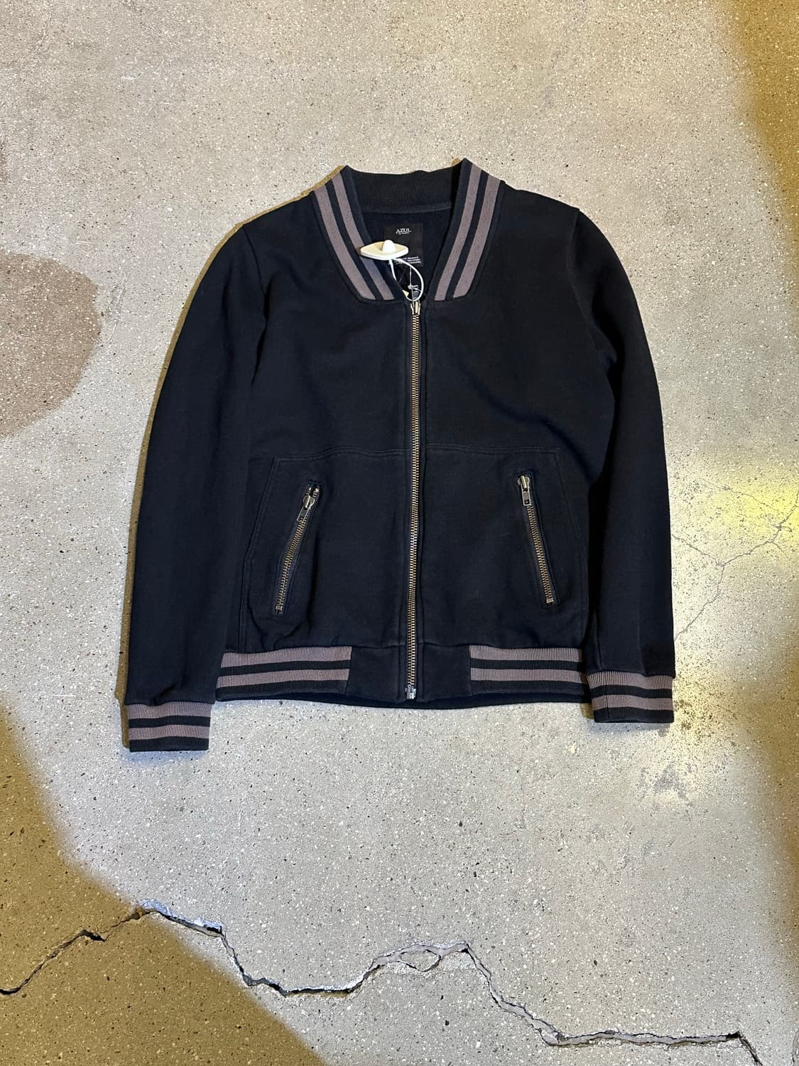 [OUTER] VINTAGE 빈티지 블랙 스타디움자켓 상품이미지4