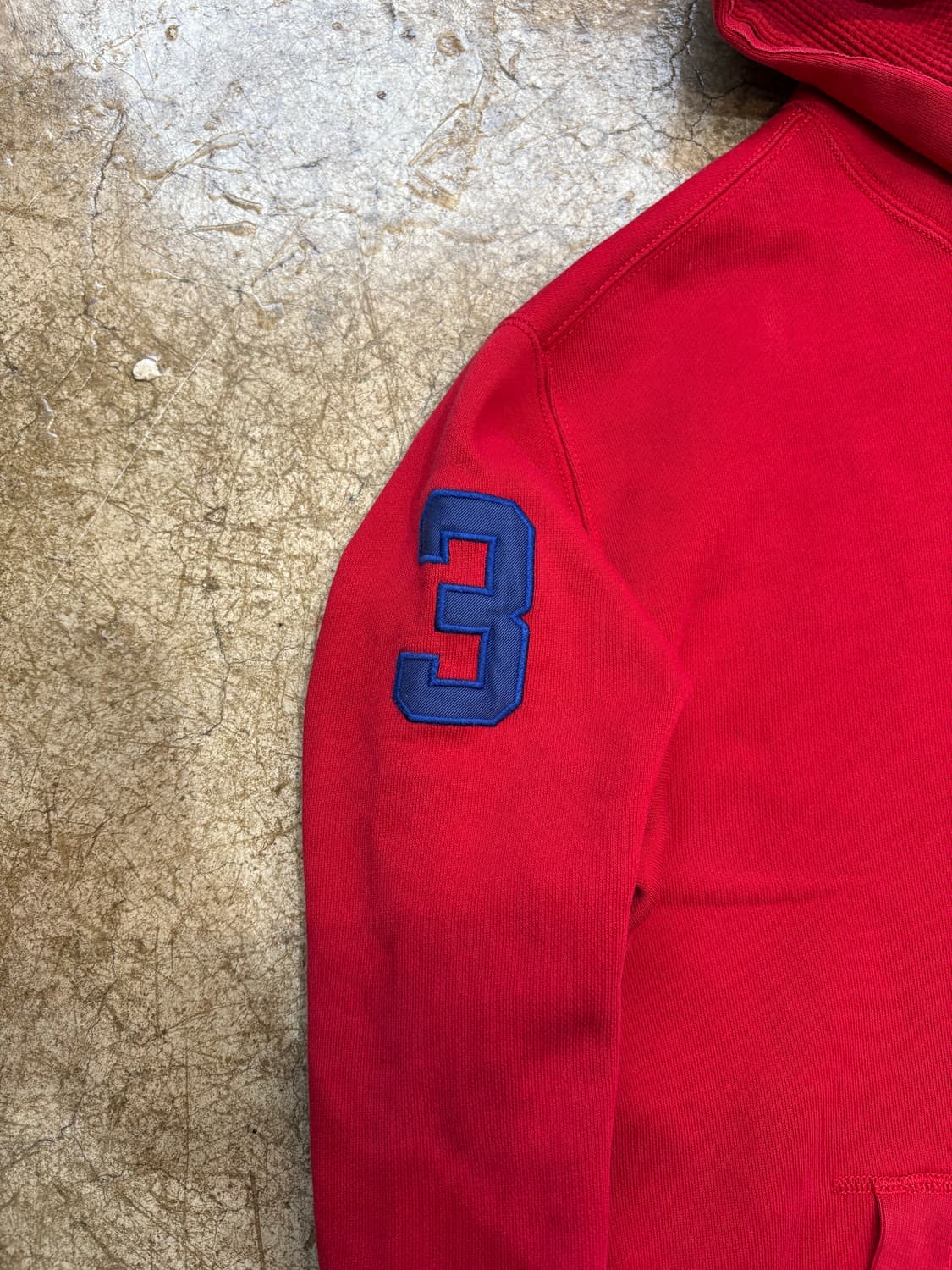 폴로 빅포니 레드 후드티 상품이미지3