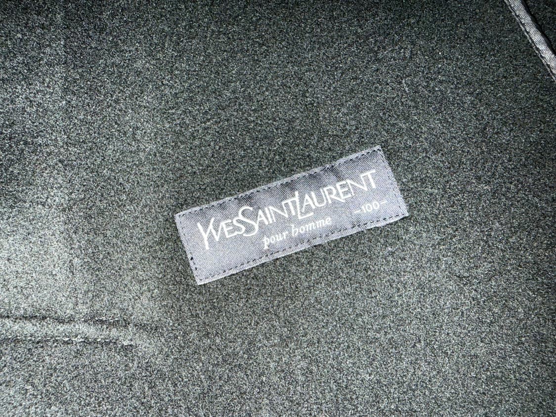 입생로랑 캐시미어 코트 블랙 상품이미지3