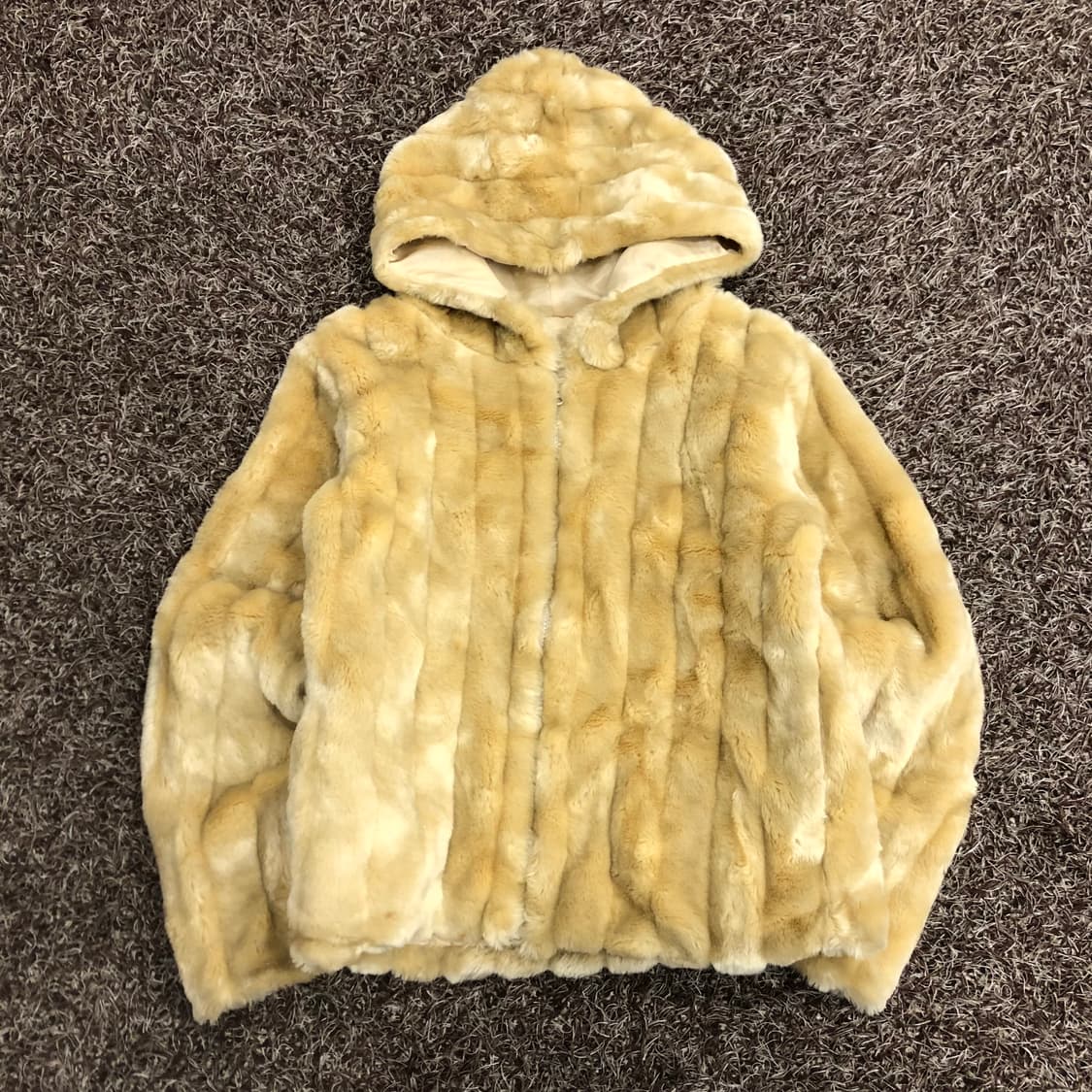 Ann Star 퍼 후드집업 자켓 상품이미지1