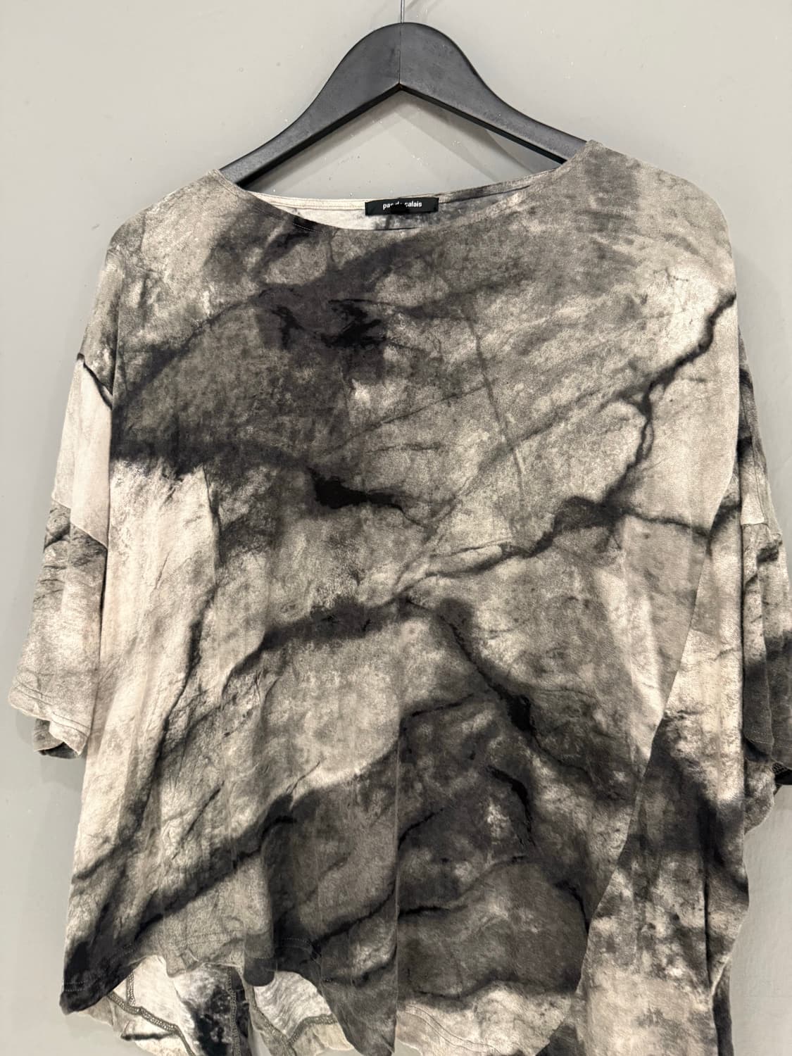 grunge tie-dye printing detail top 상품이미지6