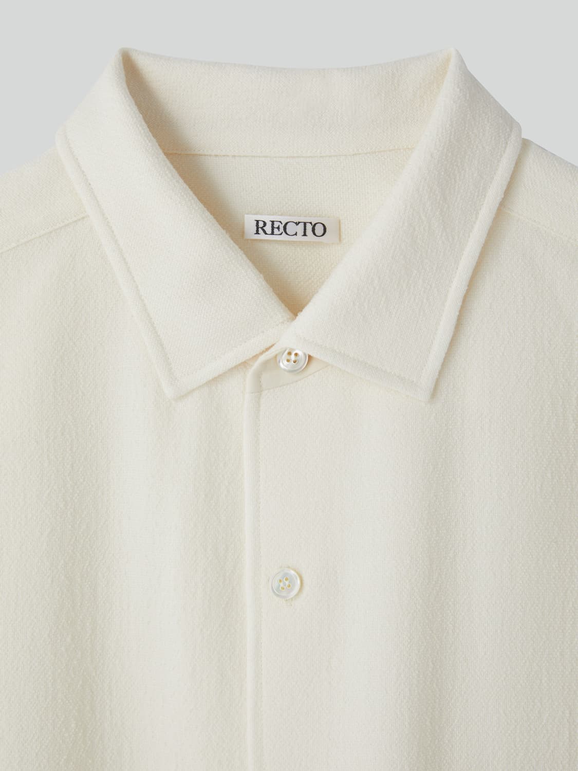 렉토 26SS 알란 리조트 셔츠 빈 아이보리 상품이미지6