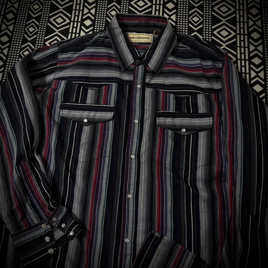  Bit & Bridle Western Stripe Shirt 상품이미지8