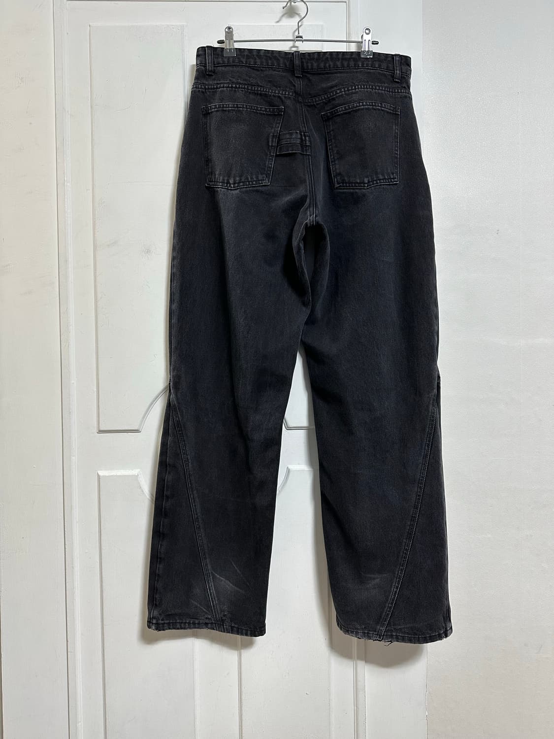 쿠어 더블니 데님 워크팬츠 상품이미지2