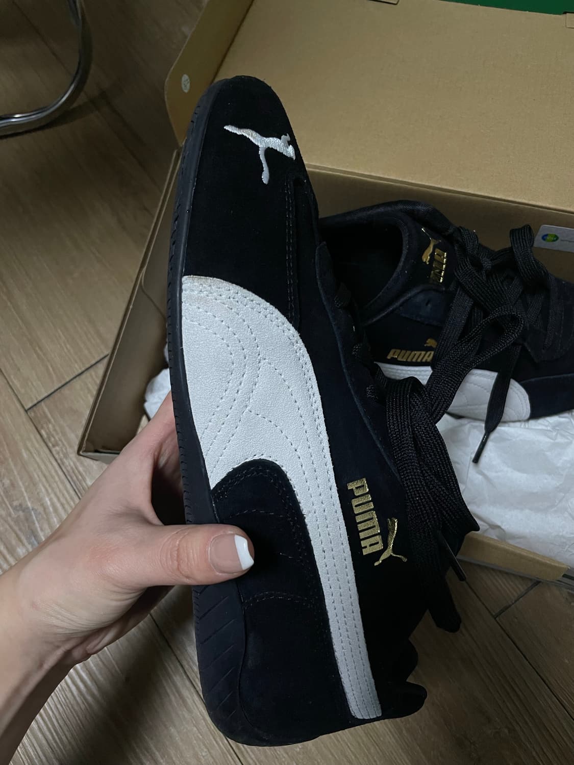 푸마 스피드캣 OG 블랙/화이트 260 상품이미지7