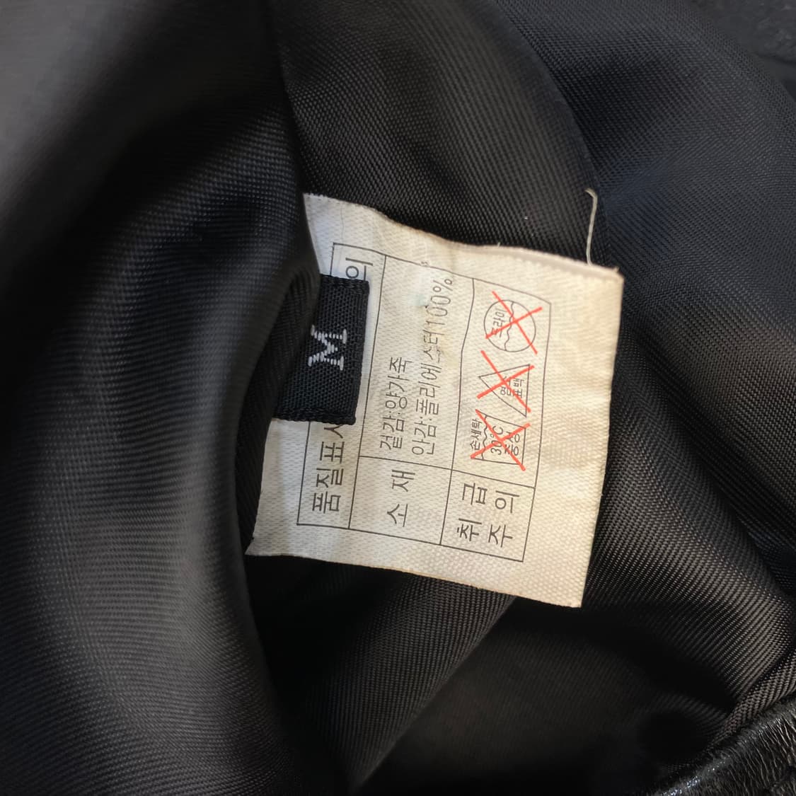 VTG 양가죽 레더 라이더 자켓 M 상품이미지7