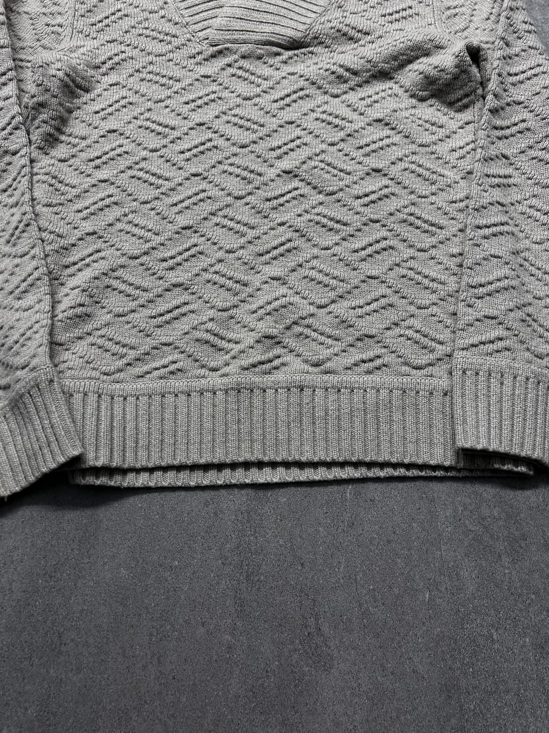 아르마니 숄 카라 울 블랜드 니트 상품이미지6