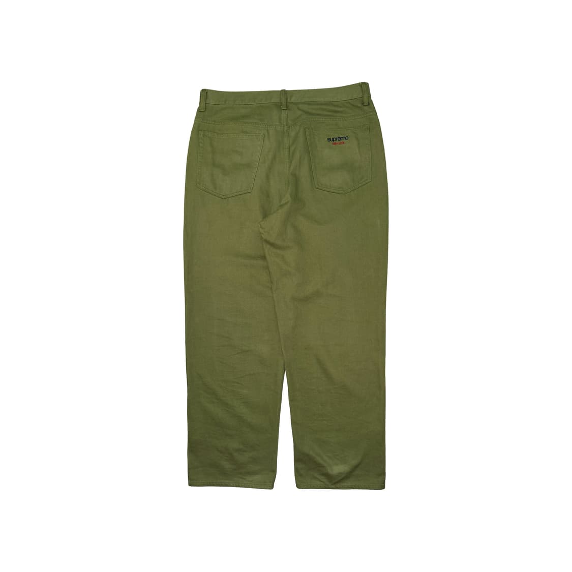 슈프림 배기 데님 팬츠 그린 상품이미지5