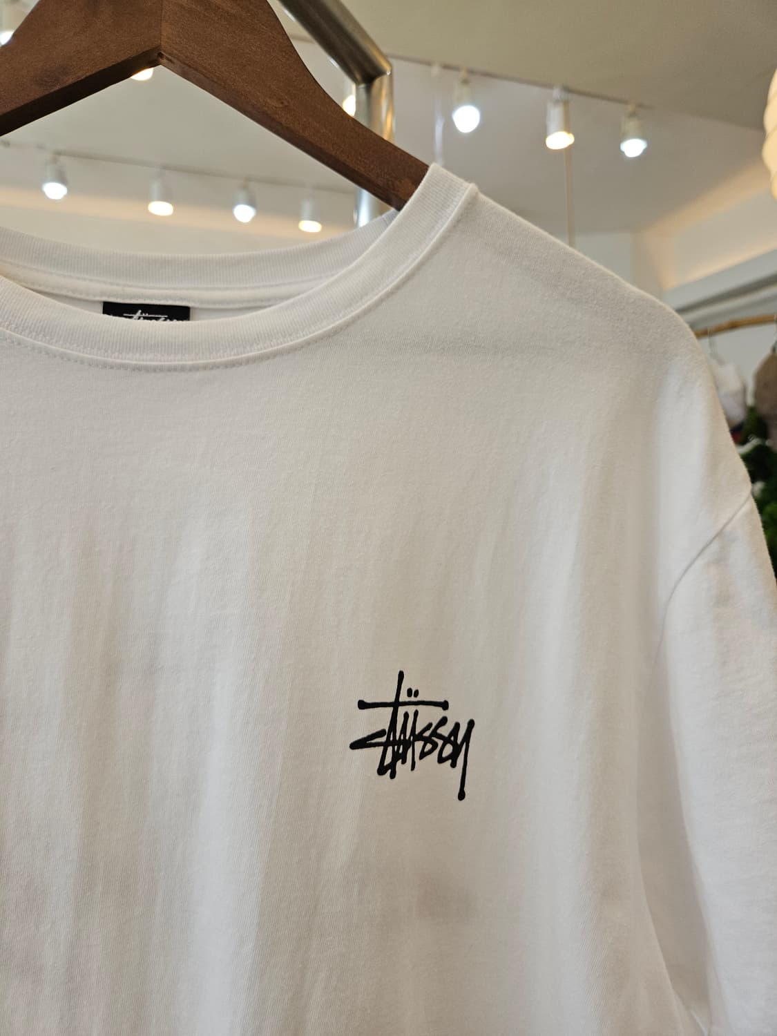 스투시 베이직 로고 티셔츠 상품이미지5