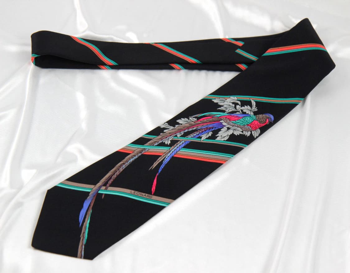 레오나드 7.8cm S등급 프랑스 하이엔드 남자 명품 넥타이 상품이미지2