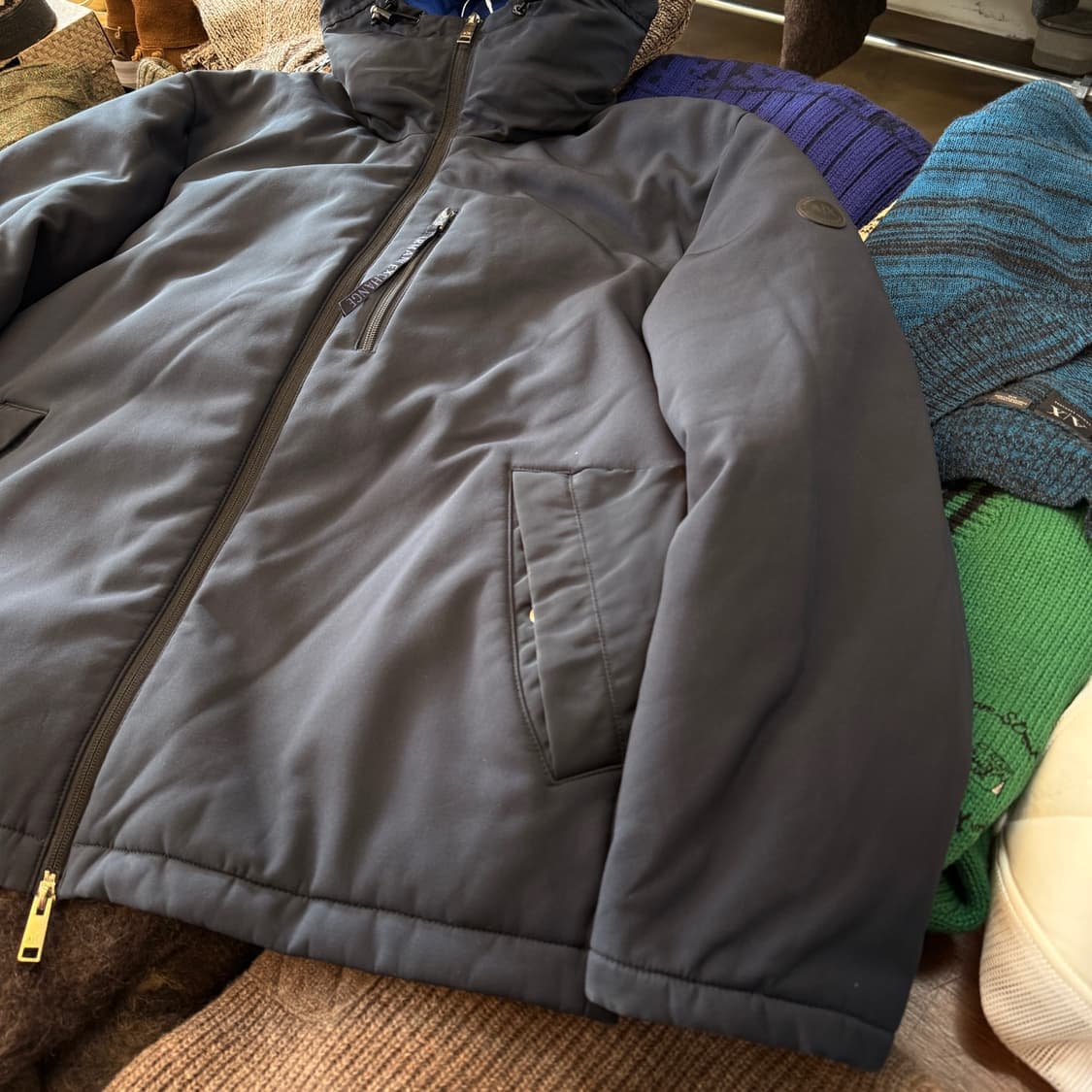 아르마니 익스체인지 후드 패딩 자켓 L XL 상품이미지4