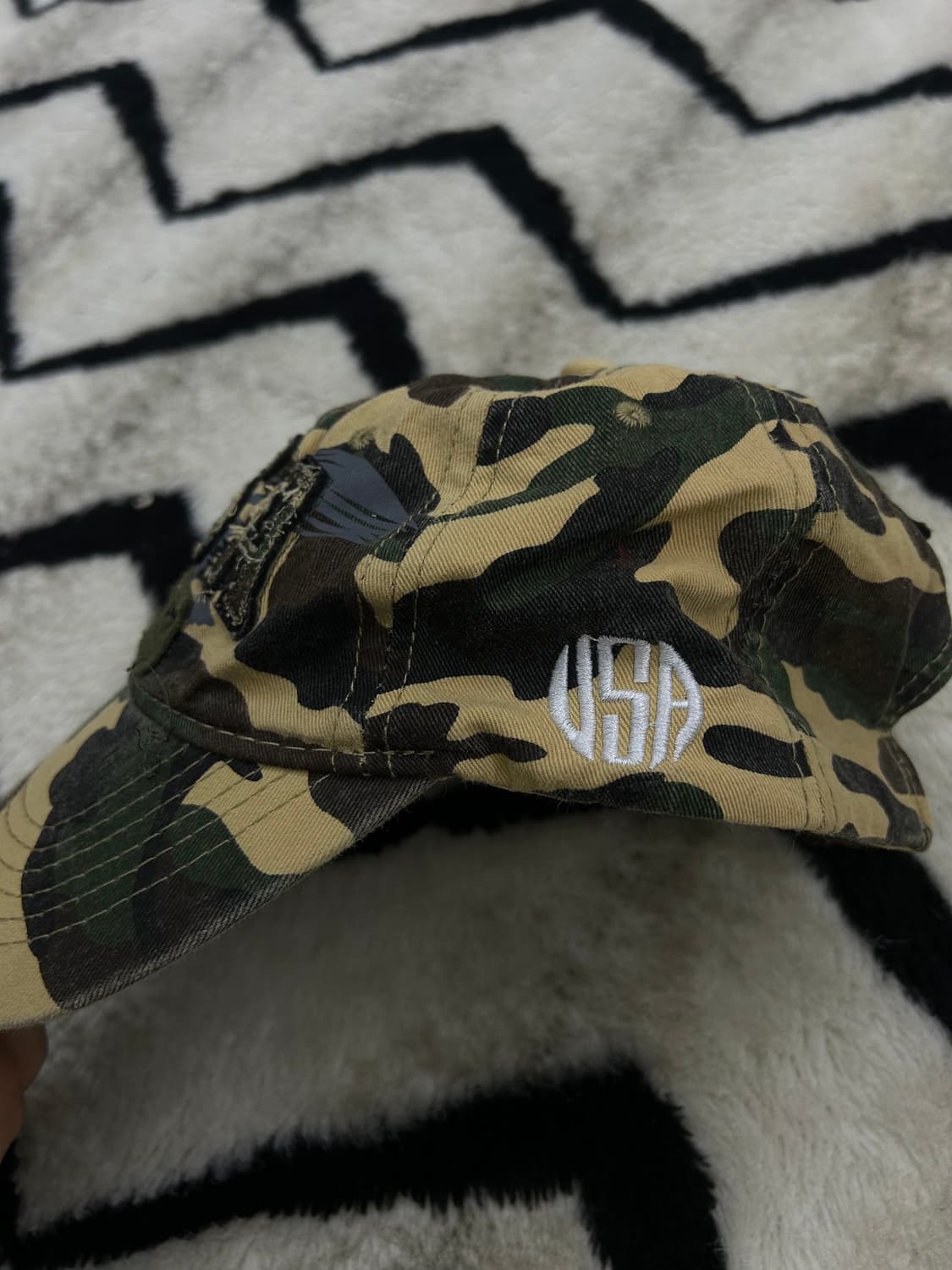 빈티지 USA 카모플라쥬 볼캡 상품이미지3
