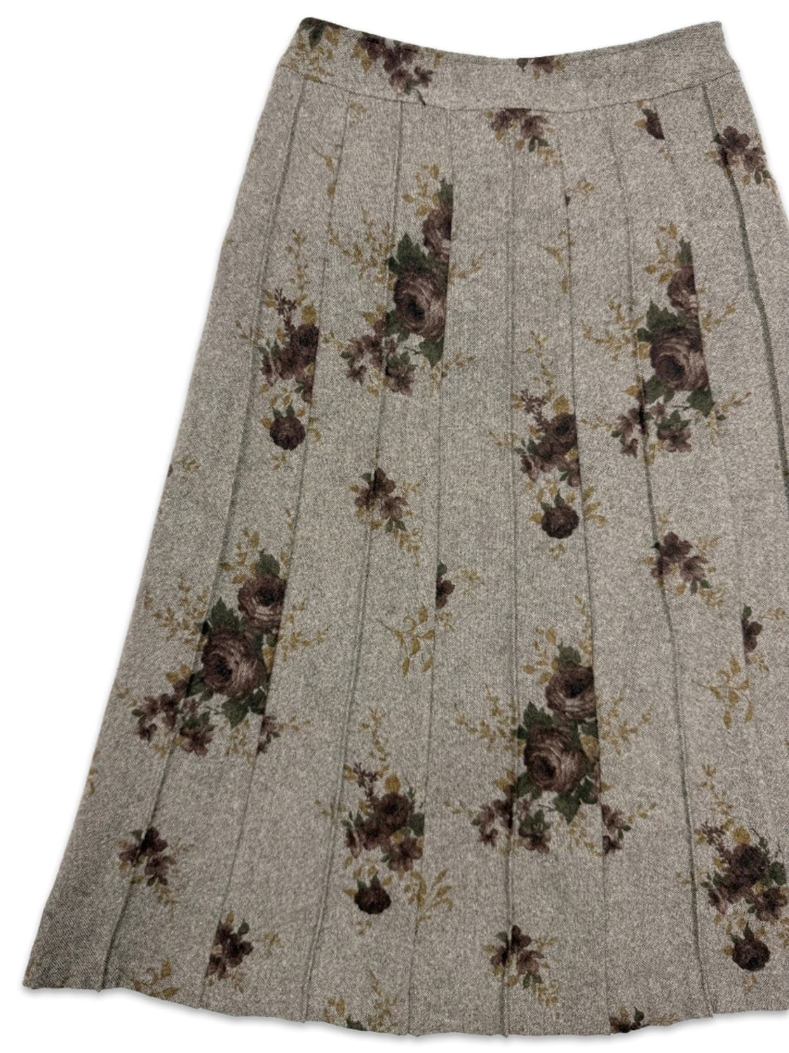 빈티지 베이지 로즈 롱 스커트 상품이미지2