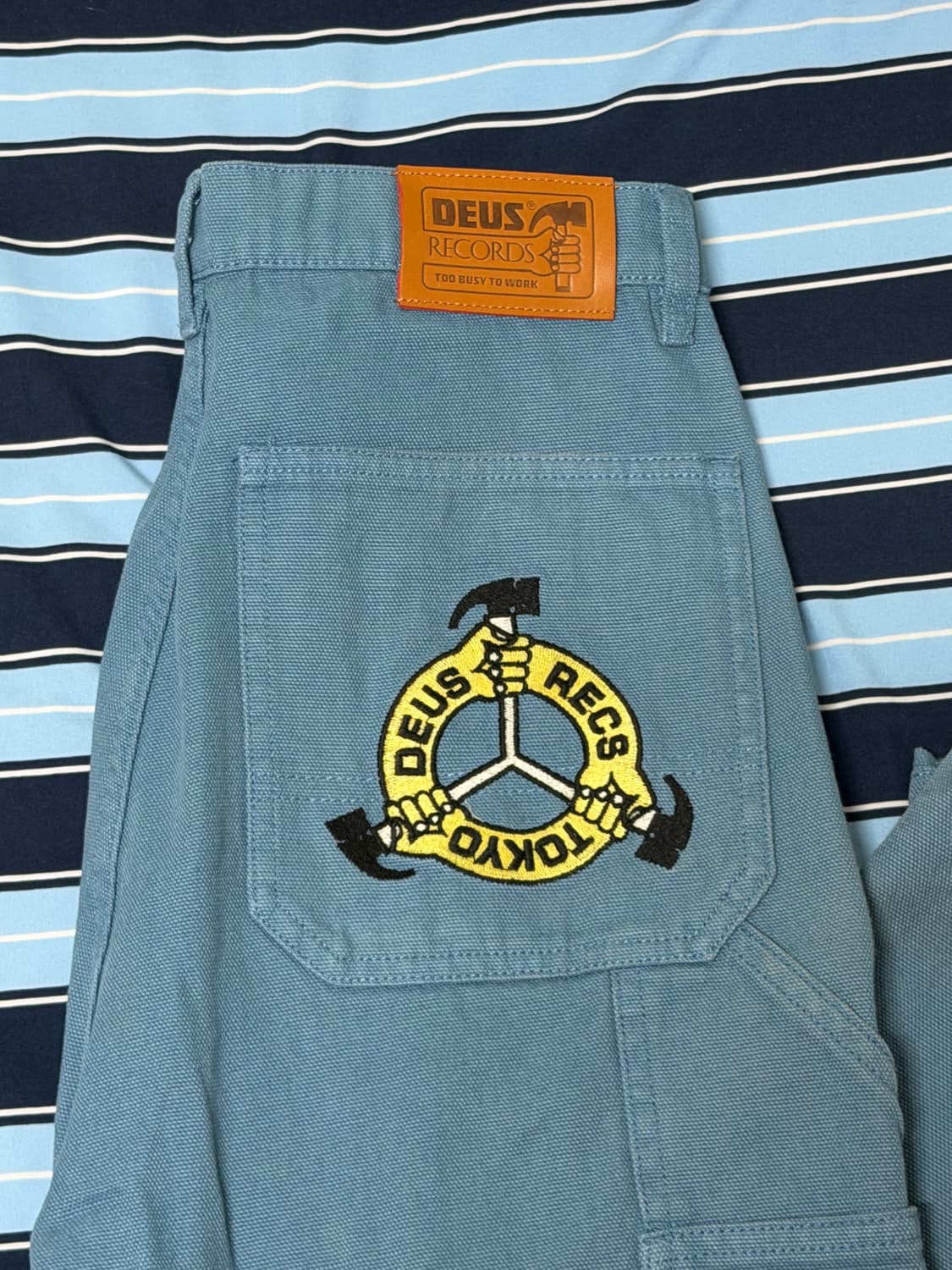 Deus Ex Machina sky blue canvas pants  상품이미지1