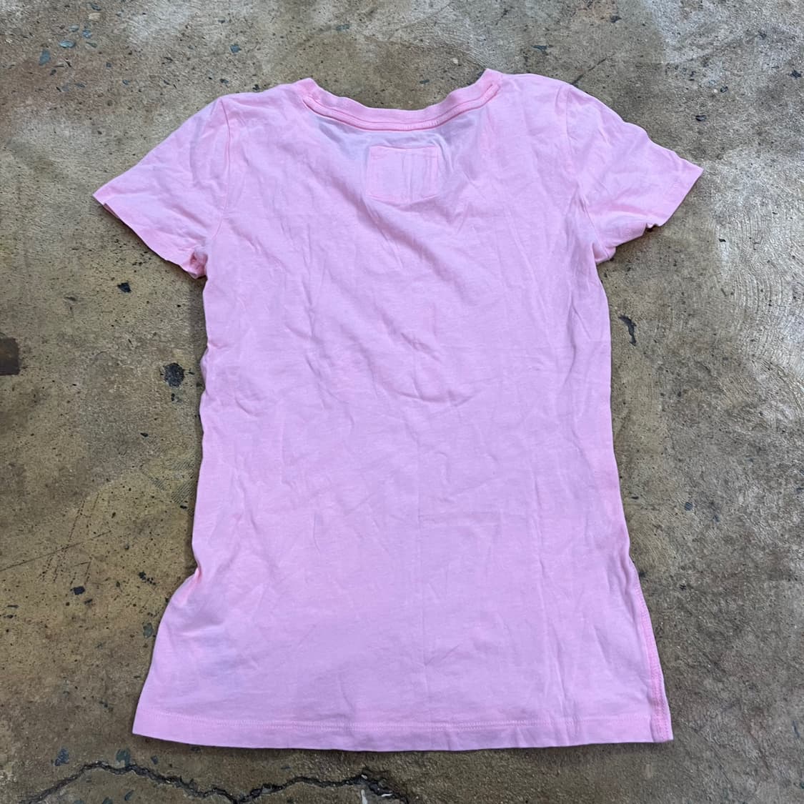 아베크롬비 딸기우유 핑크 딱붙 반팔 상품이미지3