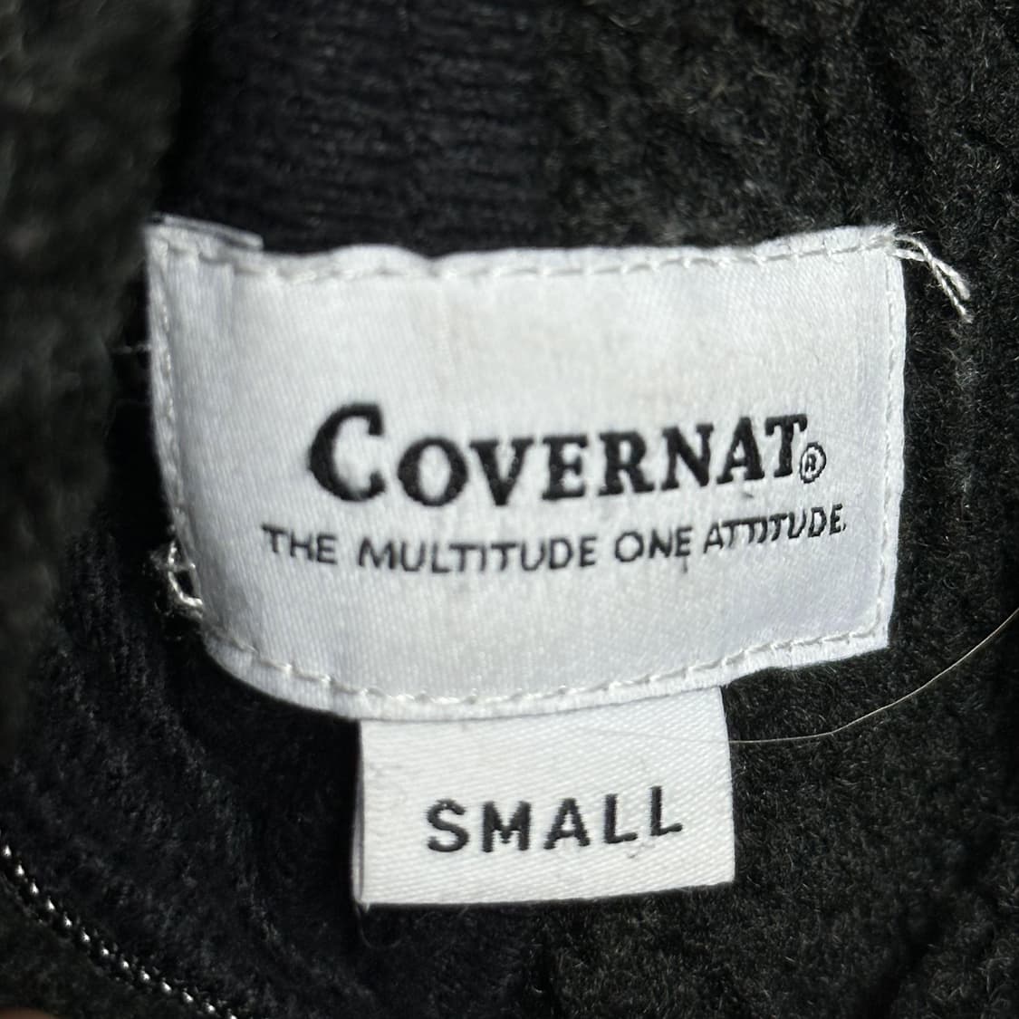 커버낫 리버시블 블랙 후리스 점퍼 자켓 (S) 상품이미지10