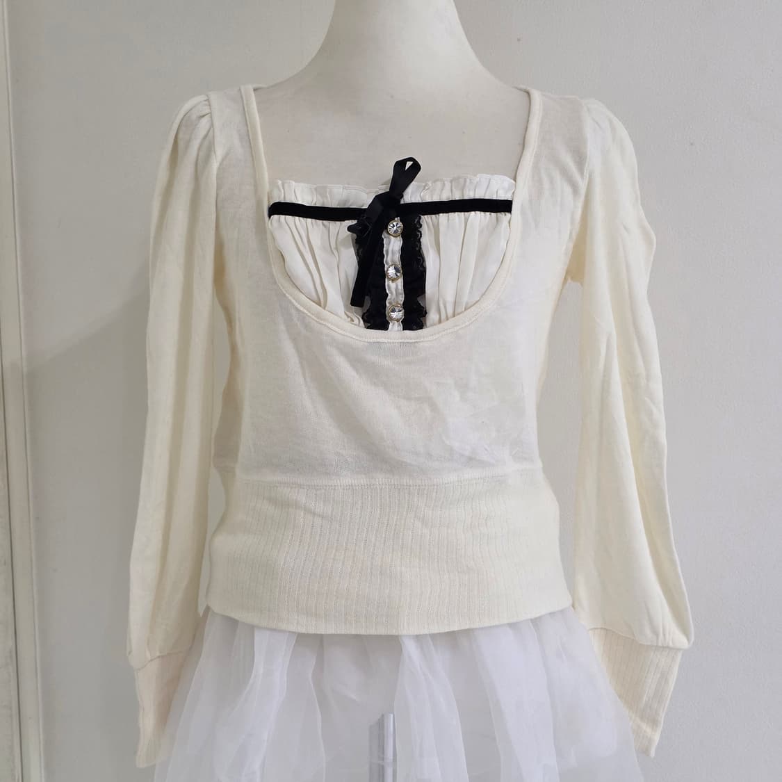 양지뢰st 라떼갸루 긴팔니트 상품이미지3