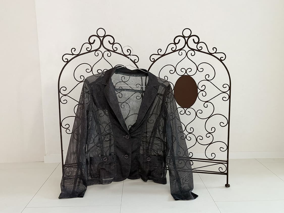 sheer floral blazer 상품이미지1