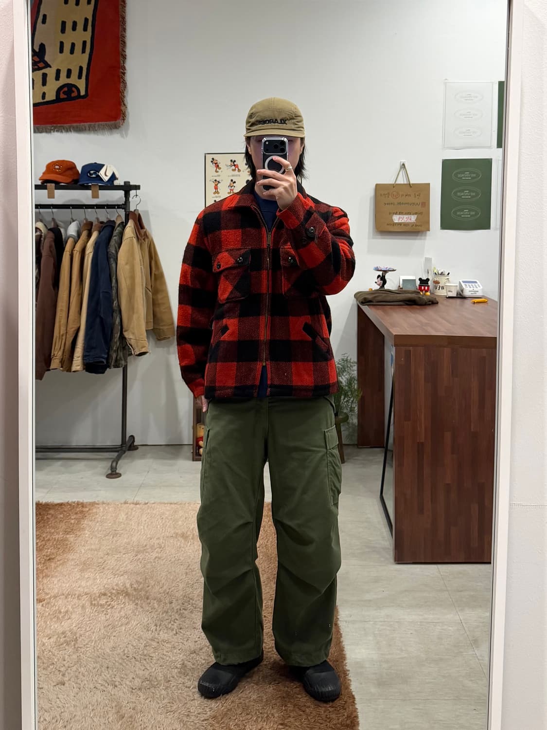 60s Big Bac by Penney's 버팔로 체크 울 헌팅 자켓 상품이미지2