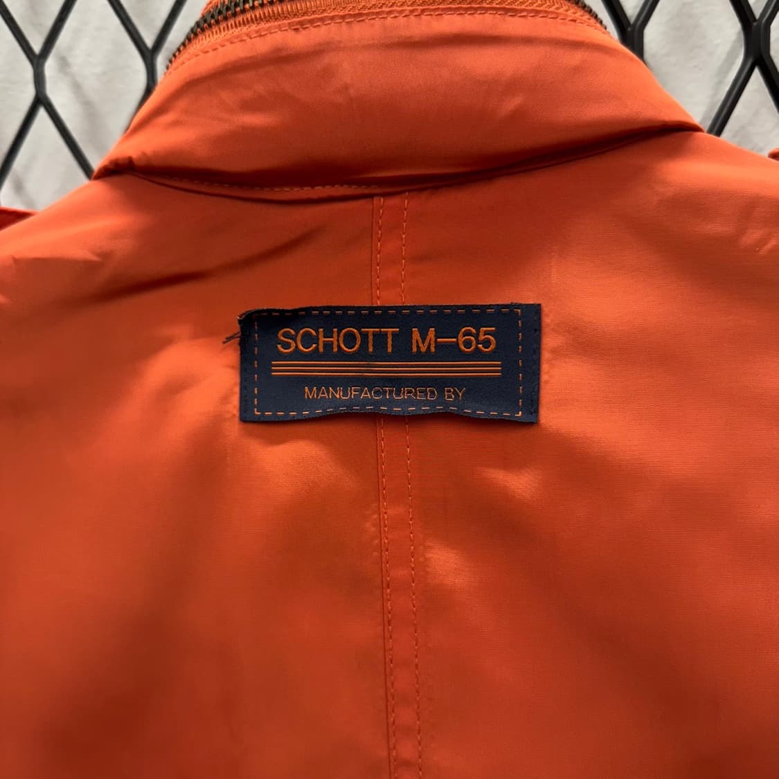 00s 쇼트 필드자켓 밀리터리 M-65 전면 포켓 디테일 오렌지 상품이미지6
