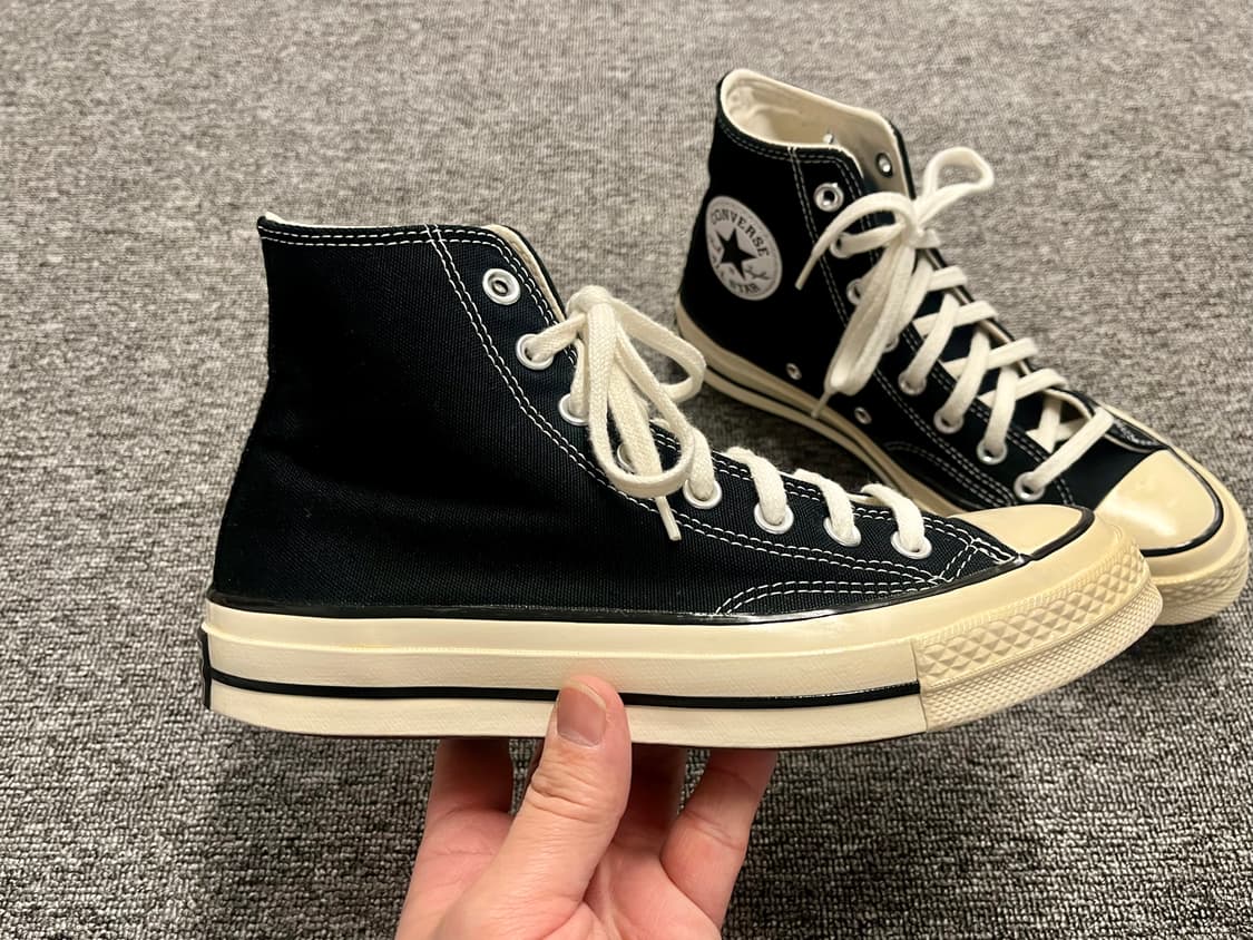 [255] 컨버스 척70s 하이 블랙  상품이미지4