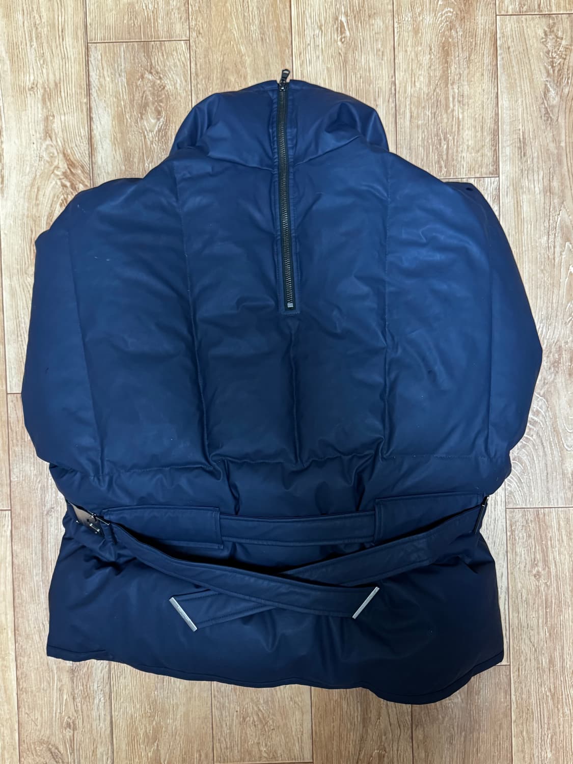 우영미 아노락 패딩 네이비 48사이즈 상품이미지2