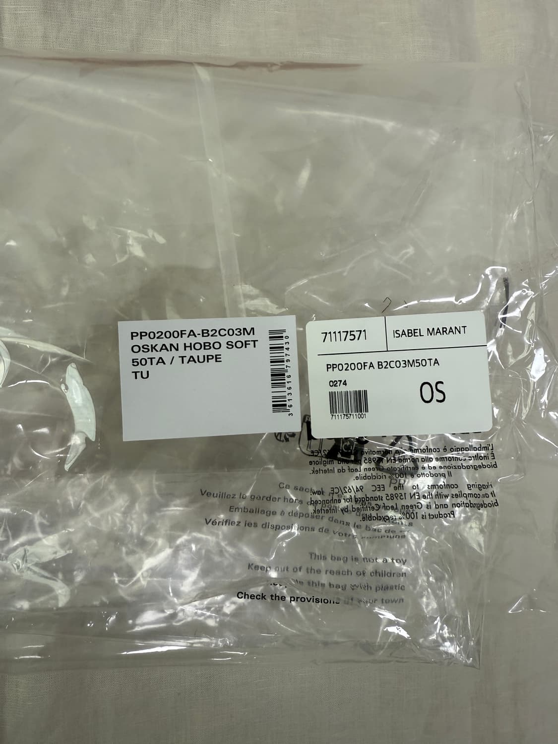 이자벨마랑 오스칸 호보 소프트 taupe 상품이미지7