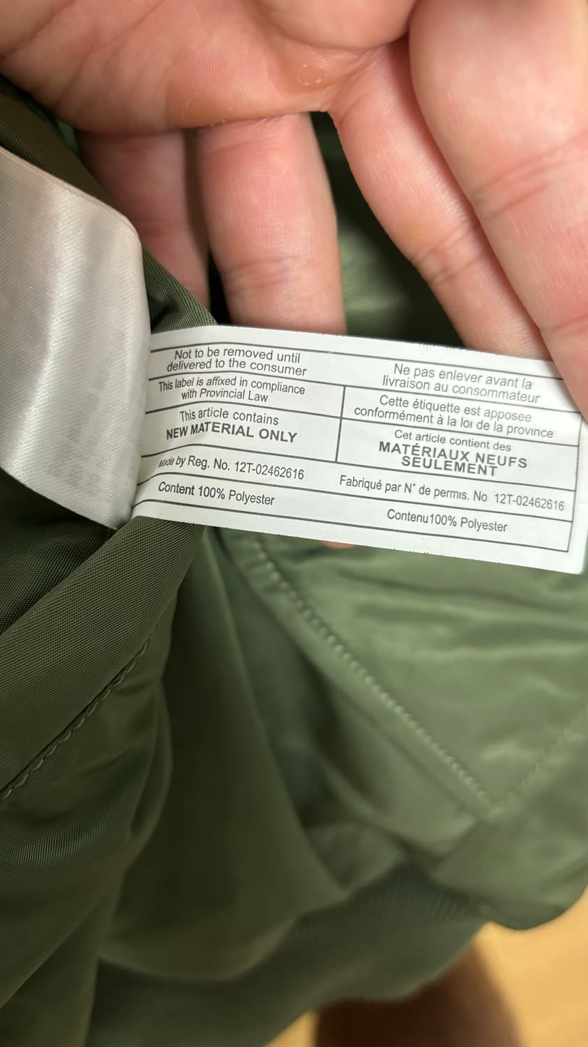 🪖  Alpha Industries MA-1 Flight Jacket  상품이미지9