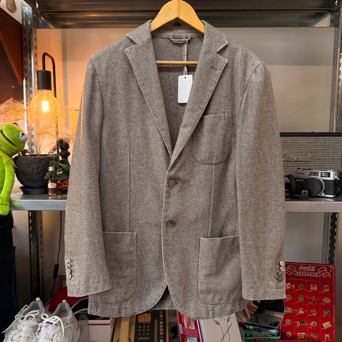 L.B.M 1911 BY LUBIAM 울혼방 더블 벤트 블레이저 상품이미지1