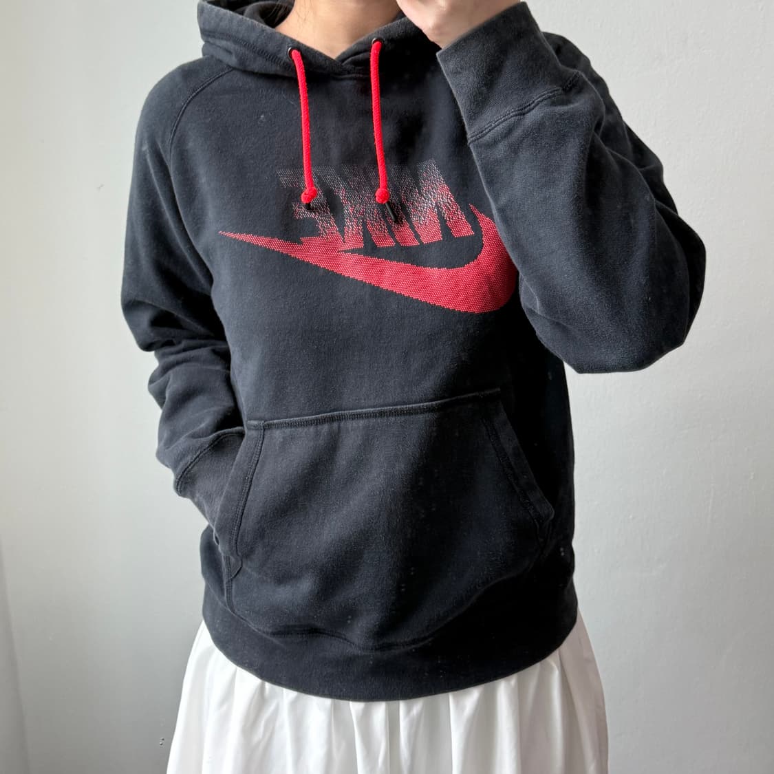 [L] 나이키 블랙 후드집업 상품이미지2