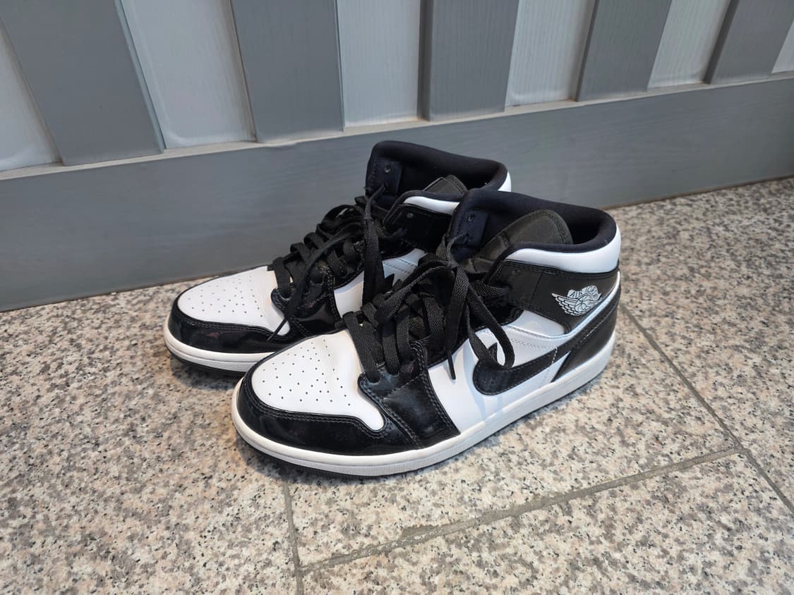 나이키 X 스투시 에어 포스 1 미드 블랙 화이트 270 상품이미지1