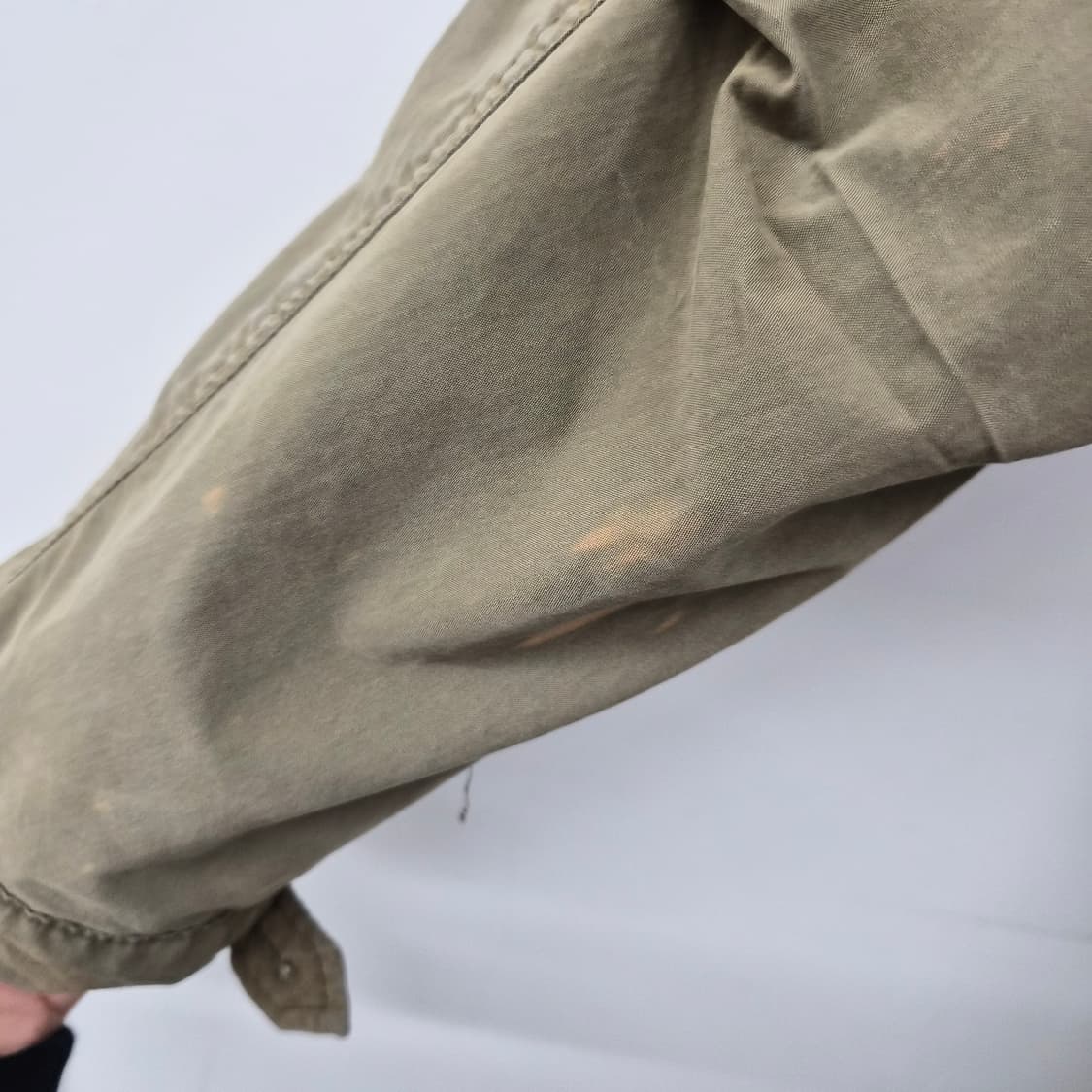 아비렉스 카키색 퍼 후드 야상 코드 남성 M 상품이미지7