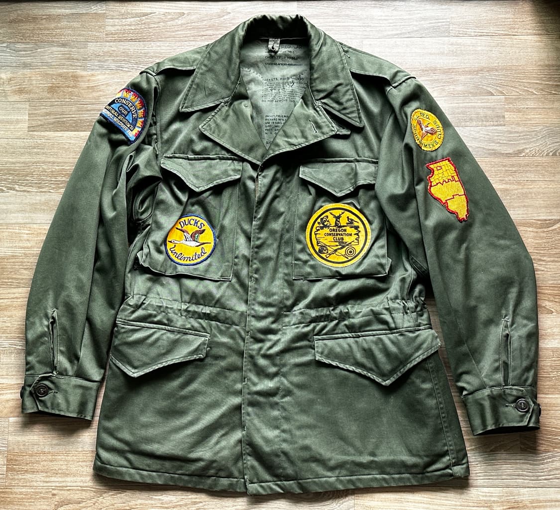 M1950 필드자켓 1951년제 US ARMY OG 상품이미지1