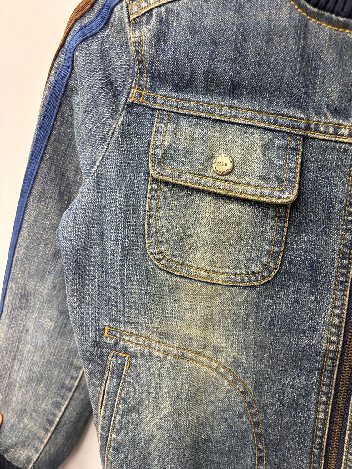 MLB 뉴욕메츠 올드스쿨 데님 자켓 A2962 상품이미지5